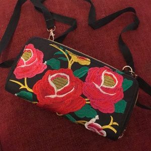 Mexico made embroidered crossbody